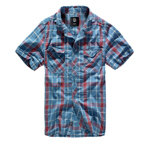 Roadstar Shirt 1/2 sleeve - czerwono niebieska